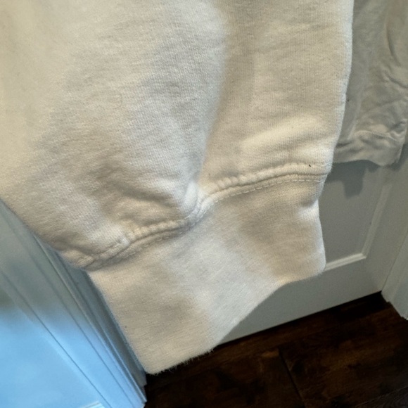 Independent Trading Christmas Santa Mickey Smiley White Sweatshirt Size 2X - Picture 4 of 8